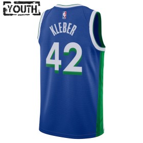 Maillot Enfant Dallas Mavericks Maximilian Kleber 42 2022-23 Nike City Edition Bleu Swingman